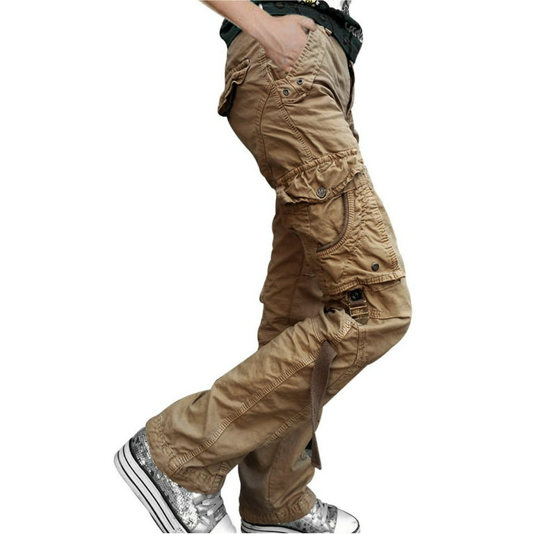 Men's Cotton Casual Camping Hiking Army Twill Cargo Combat Pant Military Trouser